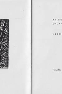 168467. Heine, Heinrich / Mörike, Eduard – Výbor z veršů / Heinrich Heine, Eduard Mörike ; přeložil Václav Šmejkal ; frontispice Vojtěch Cinybulk