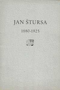 15567. Švabinský, Max – Za Janem Štursou : 1880-1925 (Jan Štursa)