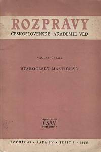 168325. Černý, Václav – Staročeský Mastičkář