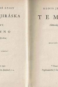 Jirásek, Alois – Temno : historický obraz