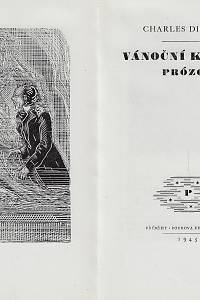 Dickens, Charles – Vánoční koleda prózou / Charles Dickens ; přeložil Timotheus Vodička ; sedmi dřevoryty doprovodil Josef Váchal