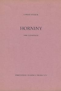 216416. Stehlík, Ctirad – Horniny : osm litografií
