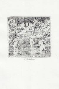 216421. Odehnal, Antonín – Ex libris Vladimír Bogdanov
