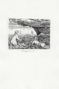 216422. Odehnal, Antonín – Ex libris Jan Langhammer