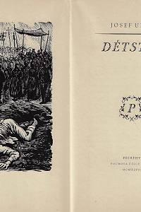 Uher, Josef – Dětství / Josef Uher ; s pěti dřevoryty Karla Štěcha (podpis)