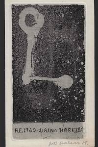 216438. Balcar, Jiří – P.F. 1960 Jiřina Hořejší