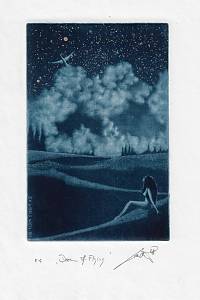 216458. Černoš, Jan – Dream of Flying : ex libris Wen Bo