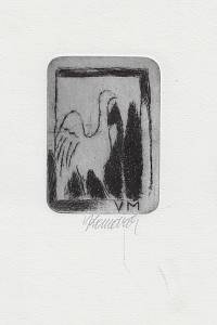 213129. Komárek, Vladimír – [Ex libris] VM