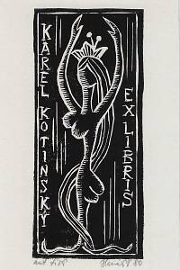 216474. Hanák, Pavel – Ex libris Karel Kotinský