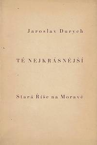 96106. Durych, Jaroslav – Té Nejkrásnější 