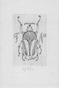 214918. Kašpar, Ladislav Josef – Ex libris FN