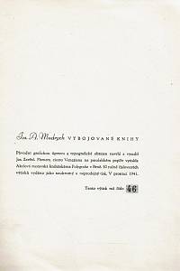 Mudrych, Josef A. – Vybojované knihy (podpis)
