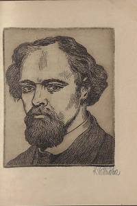 Dante-Gabriel Rossetti čili Manus animam pinxit ; Dante Gabriel Rossetti (Ruskin, Alžběta Siddalová, Luskina, Skalický, Votlučka)