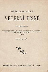 Hálek, Vítězslav – Vítězslava Hálka Večerní písně