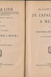 Štolba, Josef – Ze západní Indie a Mexika I.-II.