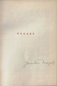 Durych, Jaroslav – Obrazy ; Nejvyšší naděje (podpis)