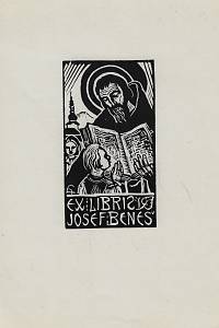 216537. Hrabal, Bohumil – Ex libris Josef F. Beneš