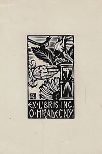 216540. Hrabal, Arnošt – Ex libris Ing. O. Hradečný