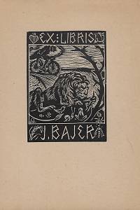 216542. Hrabal, Arnošt – Ex libris J. Bajer