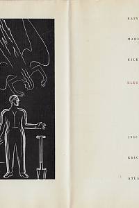Rilke, Rainer Maria – Elegie z Duina / Rainer Maria Rilke ; přeložil Pavel Eisner ; upravil a dřevoryt vyryl Jaroslav Benda