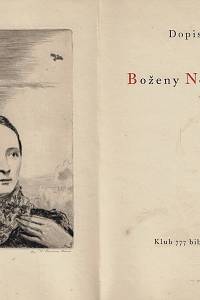 29653. Němcová, Božena – Dopisy Boženy Němcové / portret provedl Arno Nauman suchou jehlou
