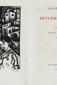 Lemaître, Jules – Betlémská růže / Jules Lemaître ; přeložil Karel Růžička ; dřevoryt Michael Florian