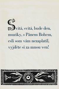 Matoušek, Ota – Doudlebská píseň : 15 dvoulistů dřevořezů a linorytů doprovázených textem doudlebských písní