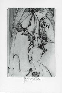 216547. Houra, Miroslav / Komárek, Vladimír / Lhotský, Miloslav / Ščerbakov, Jiří – 65 [Marie Rumlarová : soubor čtyř grafických listů]