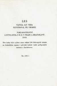 Vrba, Jan / Vrobel, František – Les (podpis)