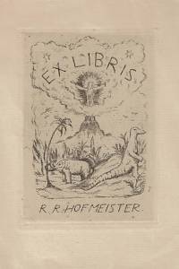 216564. Hřímalý, Vladislav – Ex libris R.R. Hofmeister