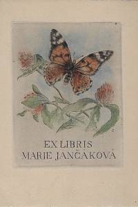 216577. Knobloch, Bohuslav – Ex libris Marie Jančáková