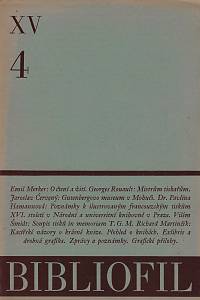 169500. Bibliofil : časopis pro pěknou knihu a její úpravu. XV. ročník, číslo 1-10 (1938)
