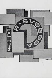 216589. Matoušek, František – Exlibris R. Svoboda
