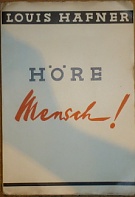 64059. Hafner, Louis – Höre Mensch! Dichtungen