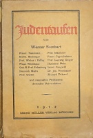 65047. Sombart, Werner – Judentaufen