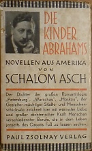 69644. Asch, Schalom – Die Kinder Abrahams, Novellen aus Amerika