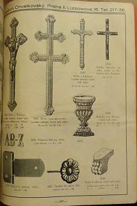 Chvalko, Dům spolupráce Chvalkovský Jindřich, Praha II., Lützowova ul. 16. - obrázkový ceník 1932 – Dyhy a vše pro truhláře