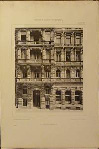 Facaden und Details moderner Wiener Bauten (Renaissance und Barock).