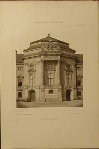 Facaden und Details moderner Wiener Bauten (Renaissance und Barock).