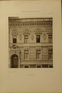 Facaden und Details moderner Wiener Bauten (Renaissance und Barock).