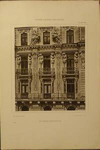 Facaden und Details moderner Wiener Bauten (Renaissance und Barock).