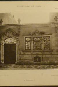 Facaden und Details moderner Wiener Bauten (Renaissance und Barock).