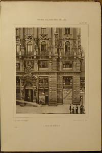 Facaden und Details moderner Wiener Bauten (Renaissance und Barock).