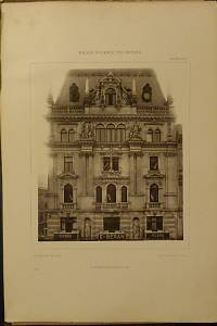 Facaden und Details moderner Wiener Bauten (Renaissance und Barock).