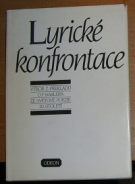22943. Lyrické konfrontace, Výbor z překladů O. F. Bablera ze světové poezie 20. století