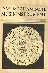 86175. Das mechanische Musikinstrument, Nr. 29, 8. Jahrgang, Semtember 1983