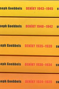 86823. Reut, Ralf Georg (red.) – Joseph Goebbels - Deníky I.-V. (1924-1945)