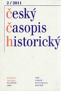 87579. Český časopis historický, Ročník CIX., číslo 2 (2011)