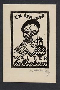 201635. Helfenbein, Walter – Exlibris Walter Helfenbein