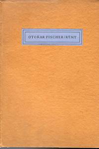 88741. Fischer, Otokar – Rýmy (podpis)